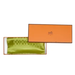 Hermès Vintage - H Logo Silk Scarf - Green - Silk Foulard - Luxury High Quality - Avvenice