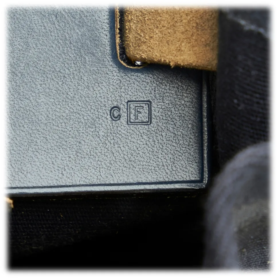 Hermès Vintage - Herbag Cabas MM - Blue Navy - Canvas Handbag - Avvenice