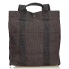 Hermès Vintage - Herline Canvas Backpack PM - Grey Dark Grey - Canvas Backpack - Luxury High Quality - Avvenice