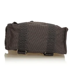 Hermès Vintage - Herline Canvas Backpack PM - Grey Dark Grey - Canvas Backpack - Luxury High Quality - Avvenice