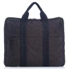 Hermès Vintage - Herline Document Case Bag - Grey Dark Grey - Canvas Bag - Luxury High Quality - Avvenice