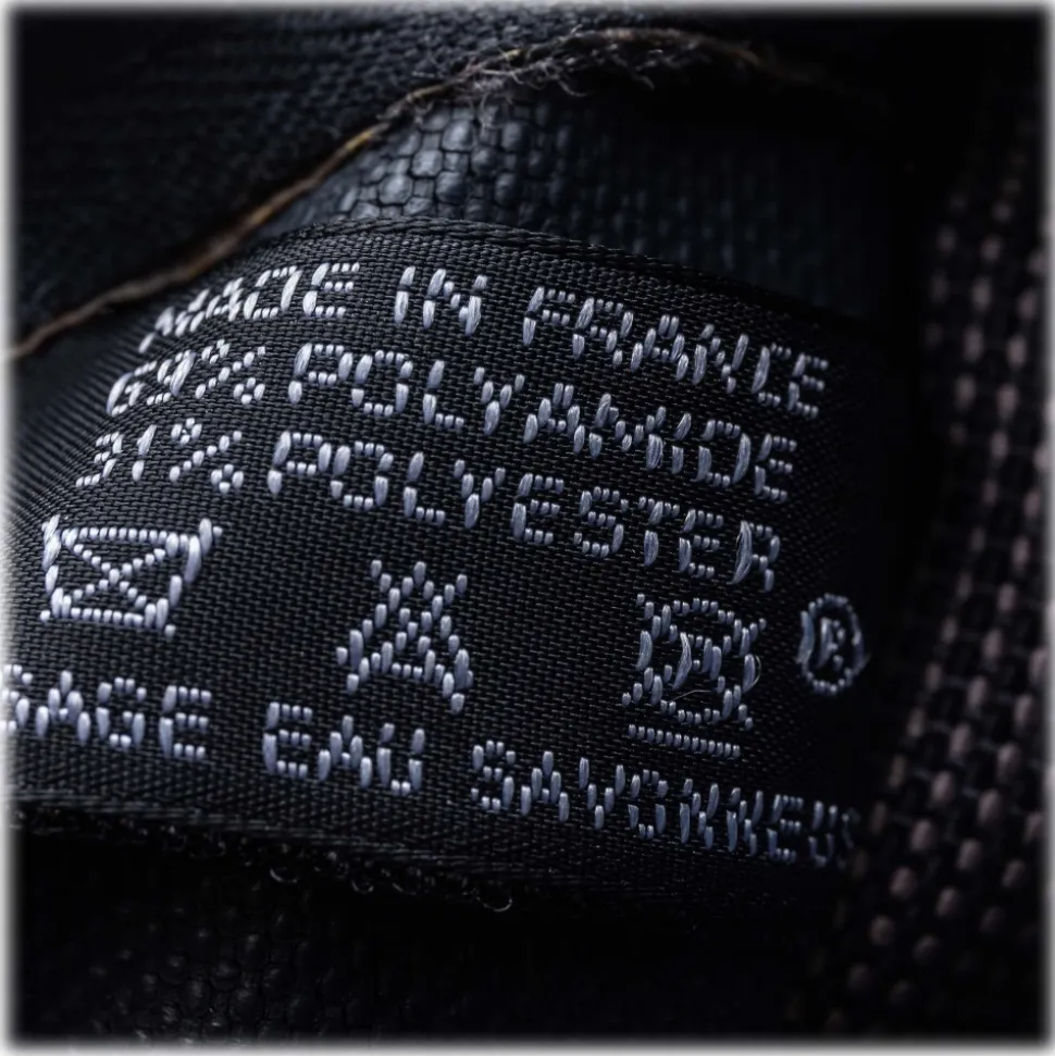 Hermès Vintage - Herline Document Case Bag - Grey Dark Grey - Canvas Bag - Luxury High Quality - Avvenice