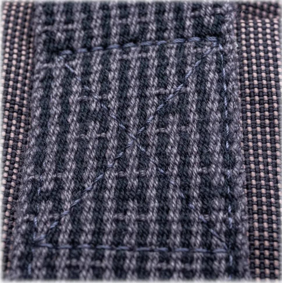 Hermès Vintage - Herline Document Case Bag - Grey Dark Grey - Canvas Bag - Luxury High Quality - Avvenice