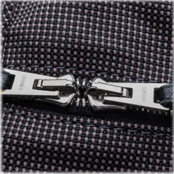 Hermès Vintage - Herline Document Case Bag - Grey Dark Grey - Canvas Bag - Luxury High Quality - Avvenice