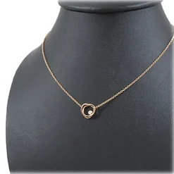 Hermès Vintage - 18k Diamond Vertige Coeur Necklace - Rose Gold - Gold Necklace - Avvenice