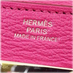Hermès Vintage - Kelly Chevre Long Wallet - Pink - Leather Wallet - Avvenice