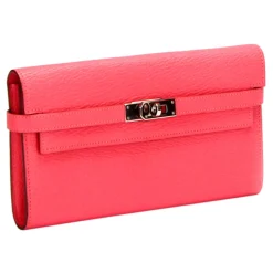 Hermès Vintage - Kelly Leather Wallet - Pink - Leather Wallet - Avvenice