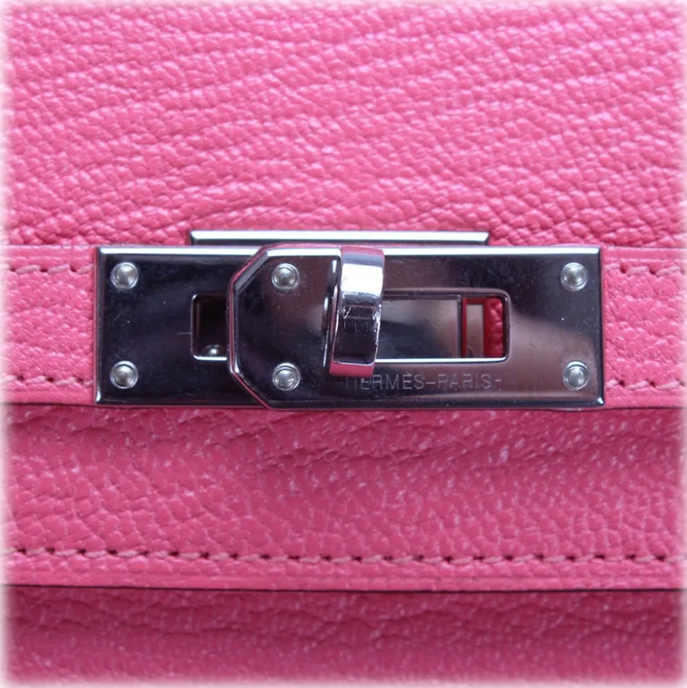 Hermès Vintage - Kelly Leather Wallet - Pink - Leather Wallet - Avvenice