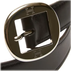 Hermès Vintage - Leather Belt - Black Silver - Leather Belt - Luxury High Quality - Avvenice