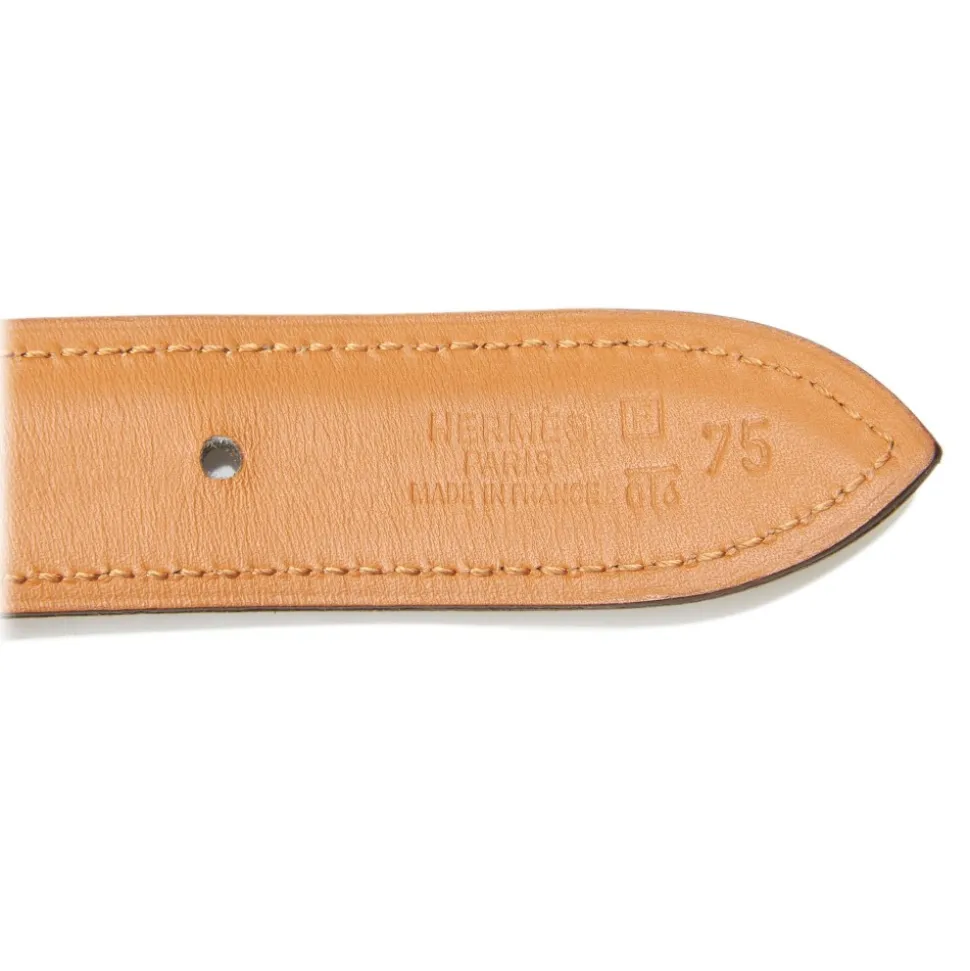 Hermès Vintage - Leather Belt - Black Silver - Leather Belt - Luxury High Quality - Avvenice