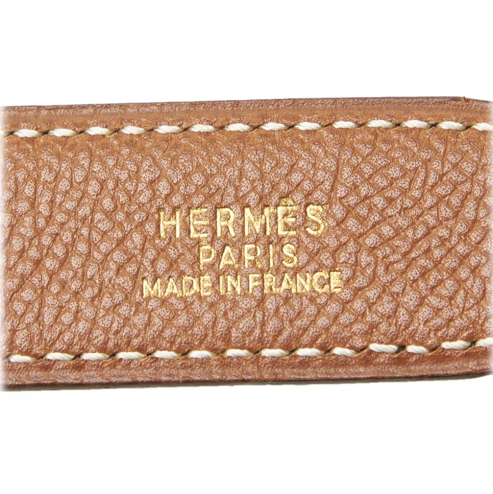 Hermès Vintage - Leather Belt - Black Gold - Leather Belt - Luxury High Quality - Avvenice