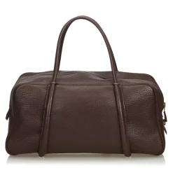 Hermès Vintage - Leather Boston Bag - Brown - Leather Handbag - Luxury High Quality - Avvenice