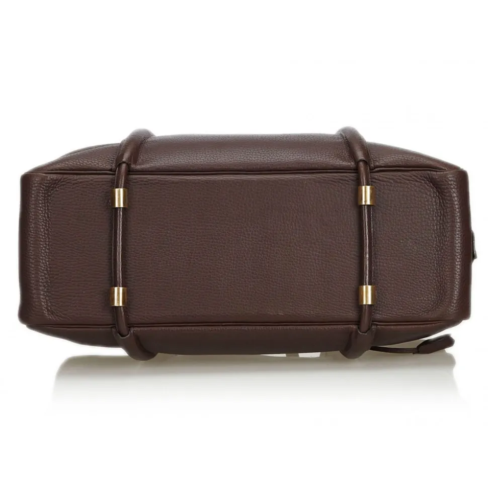 Hermès Vintage - Leather Boston Bag - Brown - Leather Handbag - Luxury High Quality - Avvenice