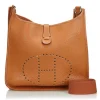 Hermès Vintage - Leather Evelyne I GM Bag - Brown - Leather Handbag - Luxury High Quality - Avvenice