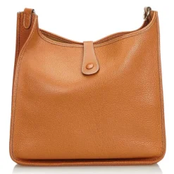Hermès Vintage - Leather Evelyne I GM Bag - Brown - Leather Handbag - Luxury High Quality - Avvenice