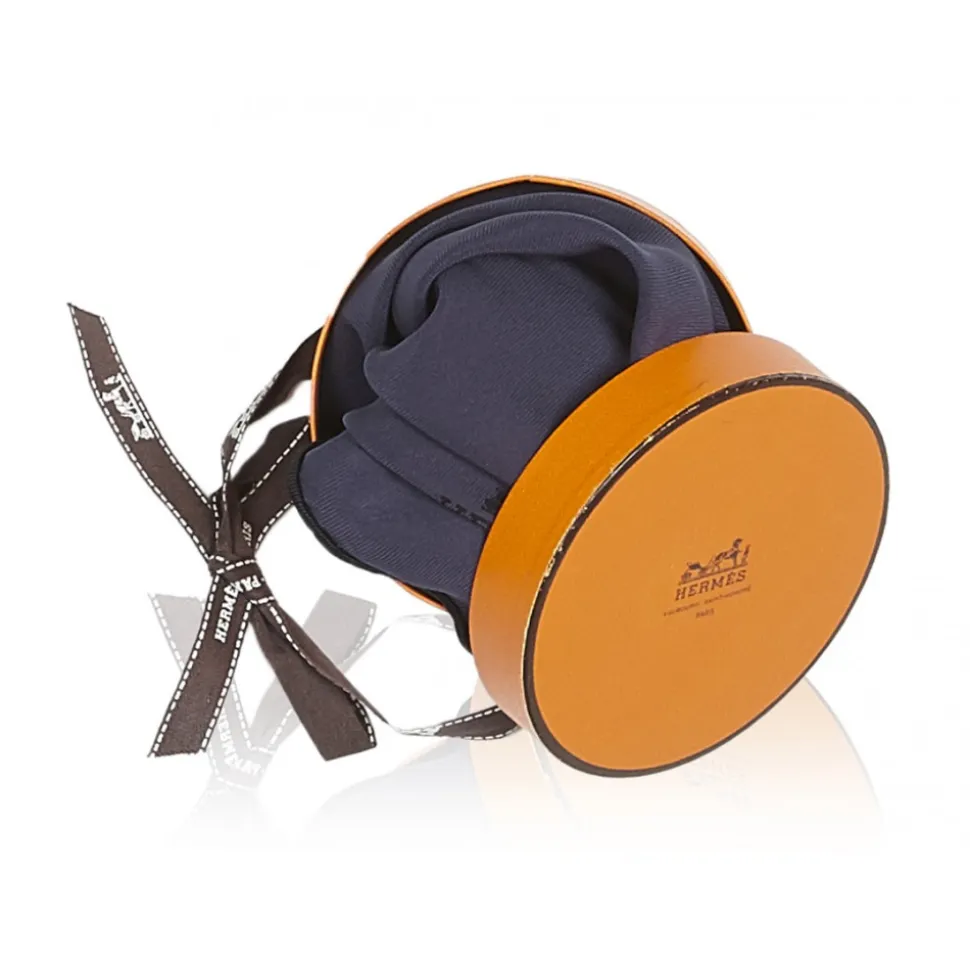 Hermès Vintage - Los Angeles Silk Scarf - Blue Navy - Silk Foulard - Luxury High Quality - Avvenice