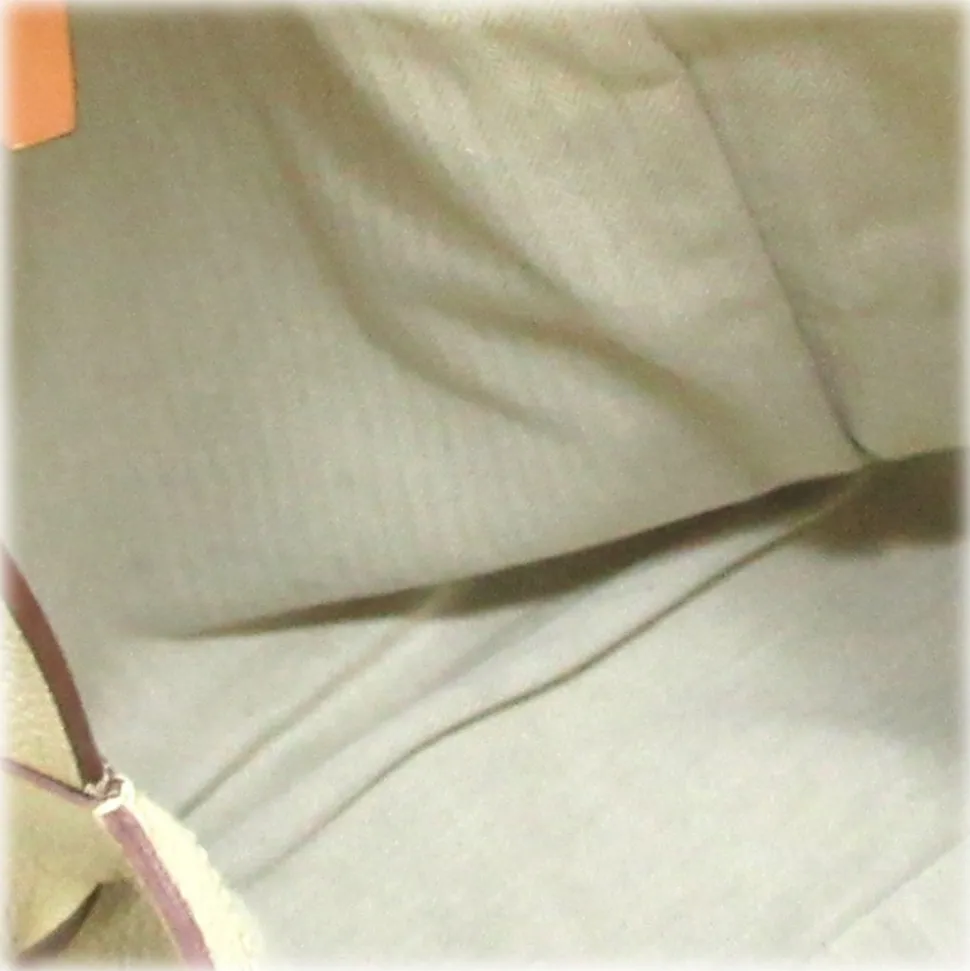 Hermès Vintage - Marwari GM - Brown Beige - Canvas Handbag - Avvenice