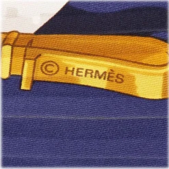 Hermès Vintage - Memoire d'Hermes Silk Scarf - White Multi - Silk Foulard - Luxury High Quality - Avvenice