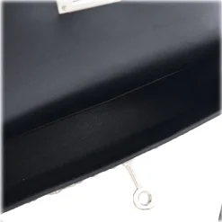 Hermès Vintage - Mini Box Calf Studded Cloute Kelly Sellier 20 - Black - Leather and Calf Handbag - Luxury High Quality - Avvenice