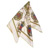 Hermès Vintage - Nec Mergitur Silk Scarf - White Multi - Silk Foulard - Luxury High Quality - Avvenice
