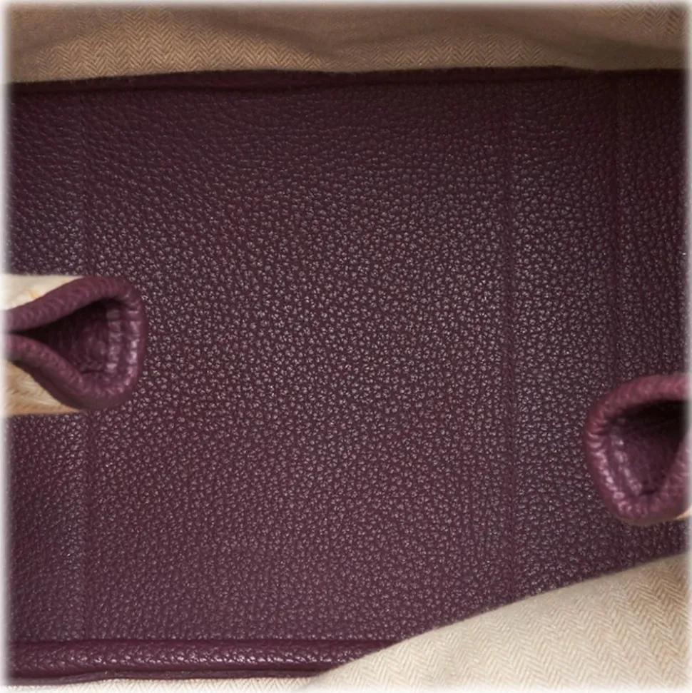 Hermès Vintage - Negonda Garden Party 36 Bag - Purple - Leather Handbag - Luxury High Quality - Avvenice