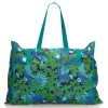 Hermès Vintage - Printed Canvas Tote Bag - Green - Canvas Handbag - Luxury High Quality - Avvenice