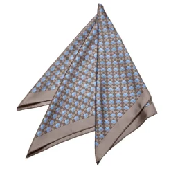 Hermès Vintage - Printed Silk Scarf - Blue Multi - Silk Foulard - Luxury High Quality - Avvenice