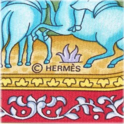 Hermès Vintage - Qalamdan Silk Scarf - Purple Multi - Silk Foulard - Luxury High Quality - Avvenice