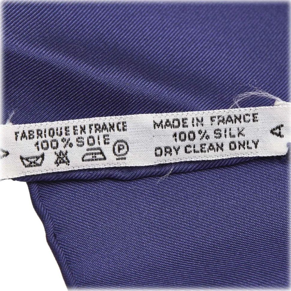 Hermès Vintage - Qalamdan Silk Scarf - Purple Multi - Silk Foulard - Luxury High Quality - Avvenice