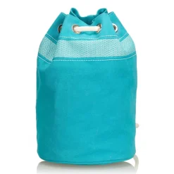 Hermès Vintage - Sac Marine GM Bag - Blue Light Blue - Canvas Handbag - Luxury High Quality - Avvenice