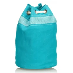 Hermès Vintage - Sac Marine GM Bag - Blue Light Blue - Canvas Handbag - Luxury High Quality - Avvenice