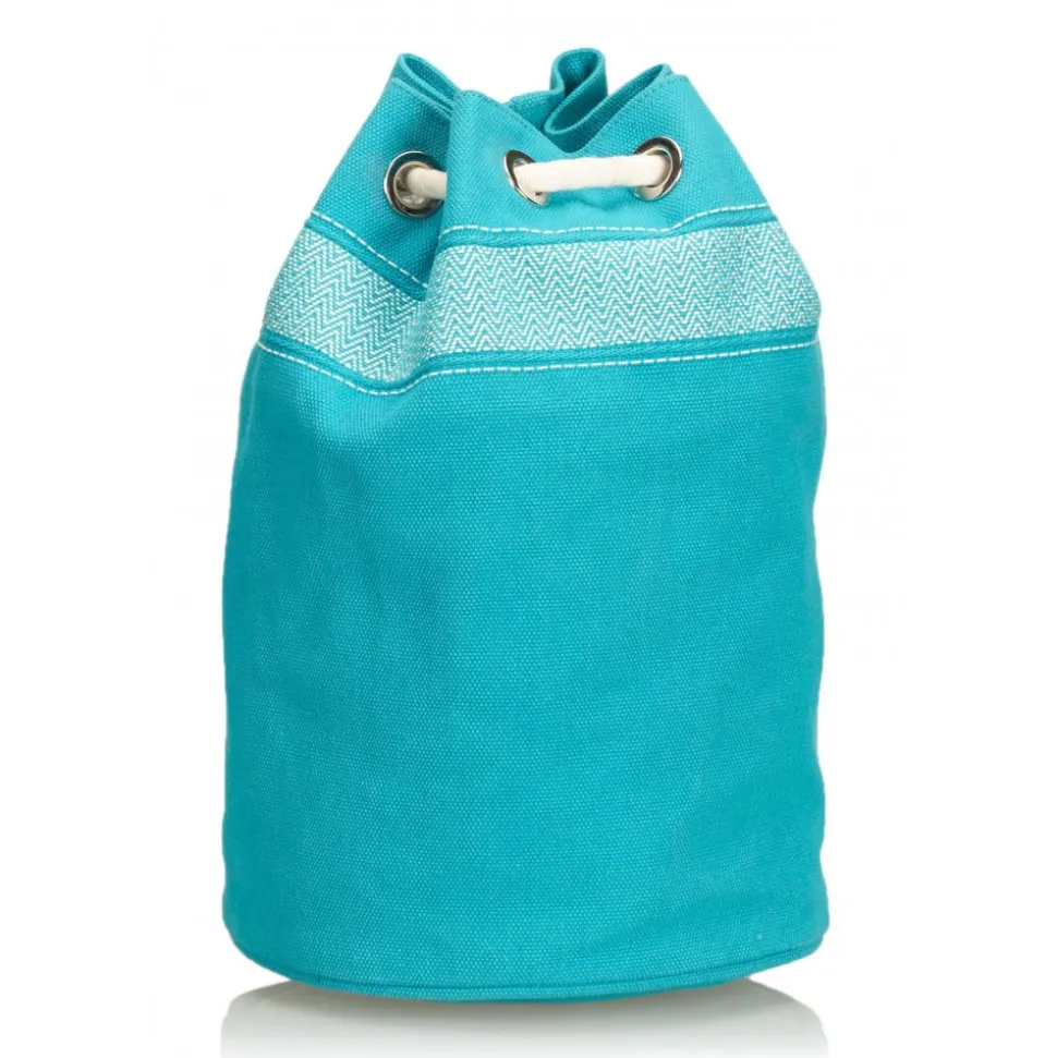 Hermès Vintage - Sac Marine GM Bag - Blue Light Blue - Canvas Handbag - Luxury High Quality - Avvenice