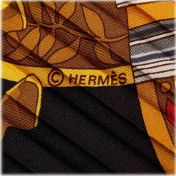 Hermès Vintage - Salzburg Silk Scarf - Black Multi - Silk Foulard - Luxury High Quality - Avvenice