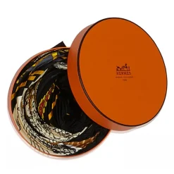 Hermès Vintage - Salzburg Silk Scarf - Black Multi - Silk Foulard - Luxury High Quality - Avvenice