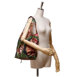 Hermès Vintage - Silky Pop Tote Bag - Brown Multi - Leather Canvas Silk Handbag - Luxury High Quality - Avvenice