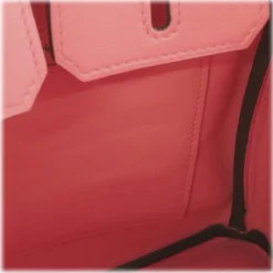 Hermès Vintage - Swift Birkin 25 - Pink - Leather Handbag - Avvenice