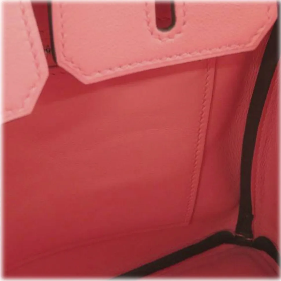 Hermès Vintage - Swift Birkin 25 - Pink - Leather Handbag - Avvenice