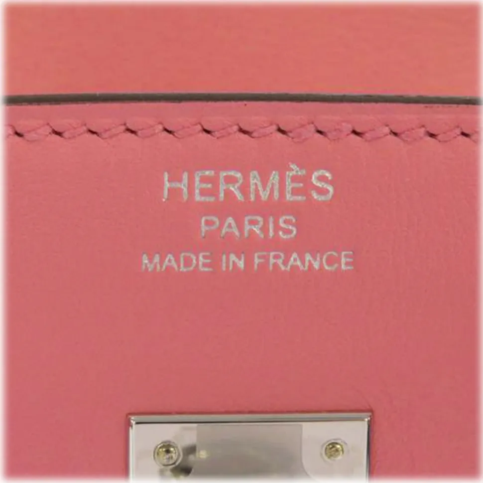 Hermès Vintage - Swift Birkin 25 - Pink - Leather Handbag - Avvenice