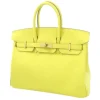 Hermès Vintage - Swift Birkin 25 - Yellow - Leather Handbag - Avvenice