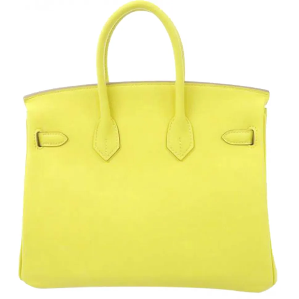 Hermès Vintage - Swift Birkin 25 - Yellow - Leather Handbag - Avvenice