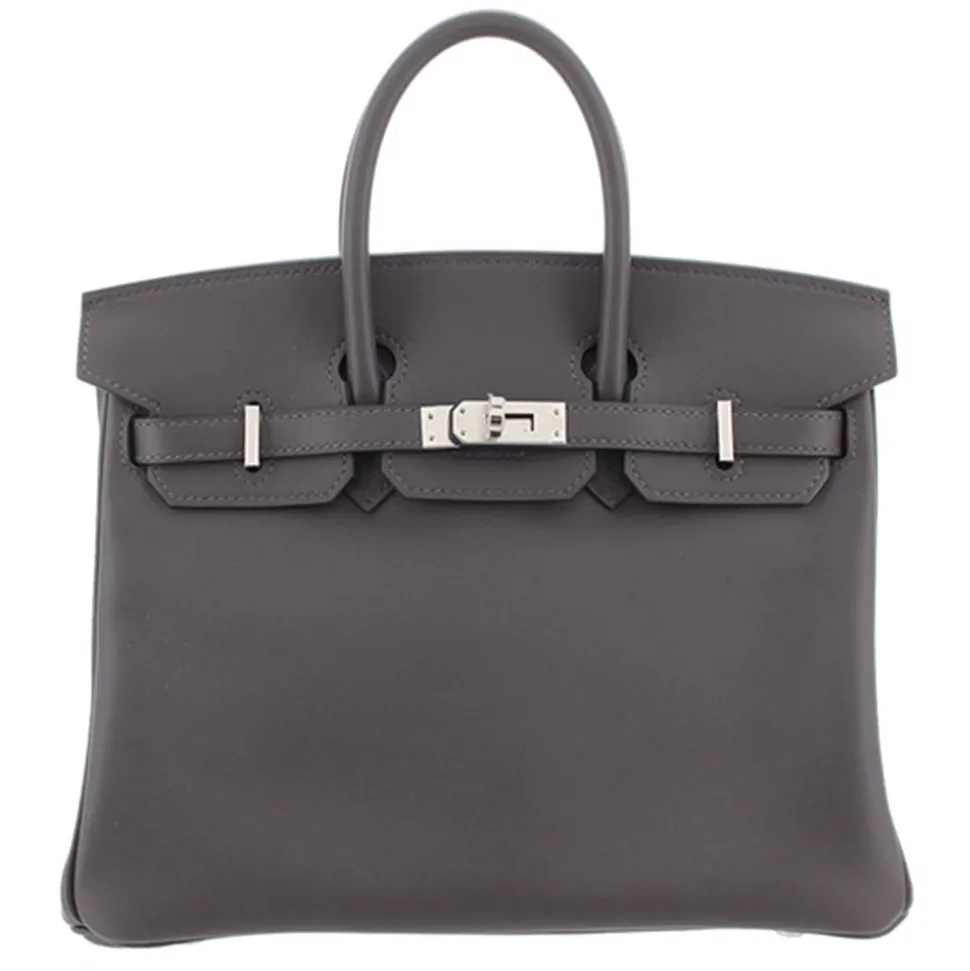 Hermès Vintage - Swift Birkin 30 - Dark Gray - Leather Handbag - Avvenice