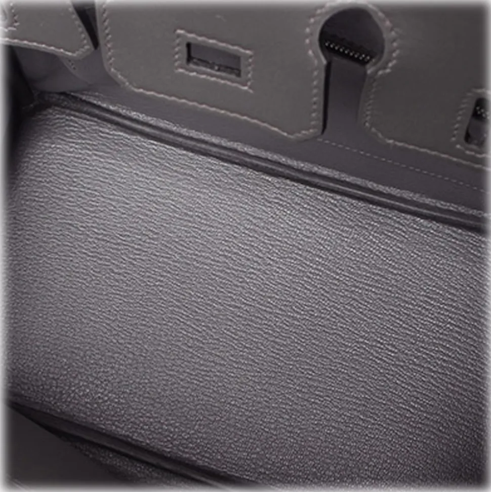 Hermès Vintage - Swift Birkin 30 - Dark Gray - Leather Handbag - Avvenice