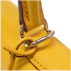 Hermès Vintage - Tadelakt Kelly 28 Bag - Yellow - Leather and Calf Handbag - Luxury High Quality - Avvenice