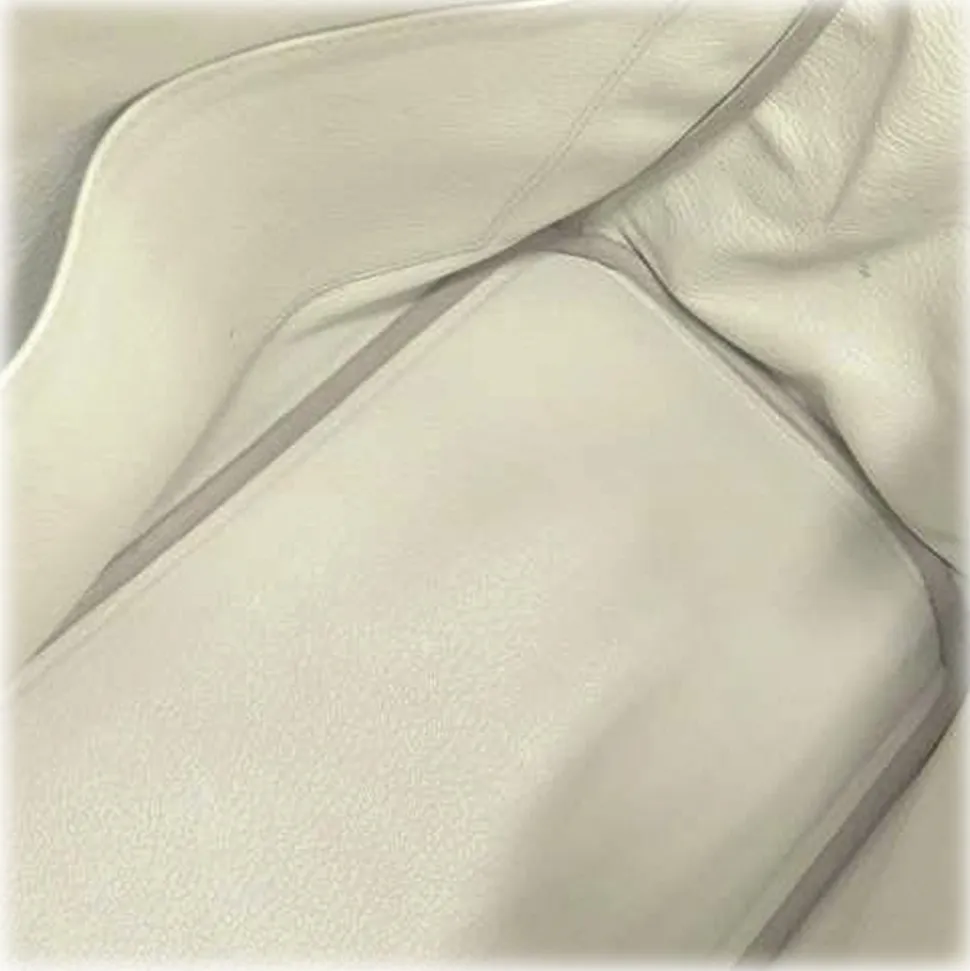 Hermès Vintage - Taurillon Clemence Birkin 30 - White - Leather Handbag - Avvenice