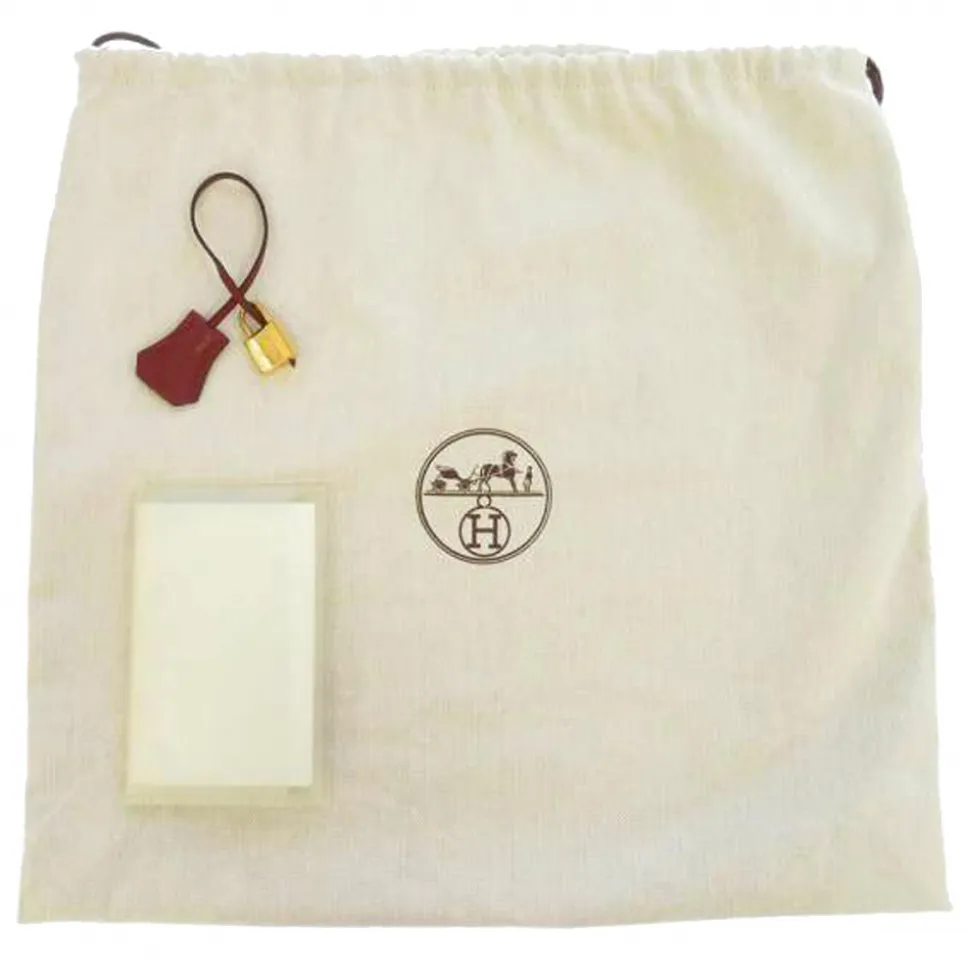 Hermès Vintage - Taurillon Clemence Birkin 30 - Red Burgundy - Leather Handbag - Avvenice