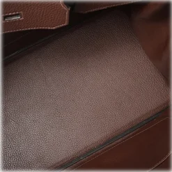 Hermès Vintage - Taurillon Clemence Birkin 40 - Brown - Leather Handbag - Avvenice