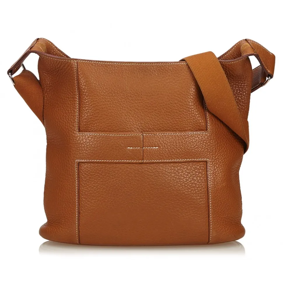 Hermès Vintage - Taurillon Sac Good News PM Bag - Brown - Leather Handbag - Luxury High Quality - Avvenice