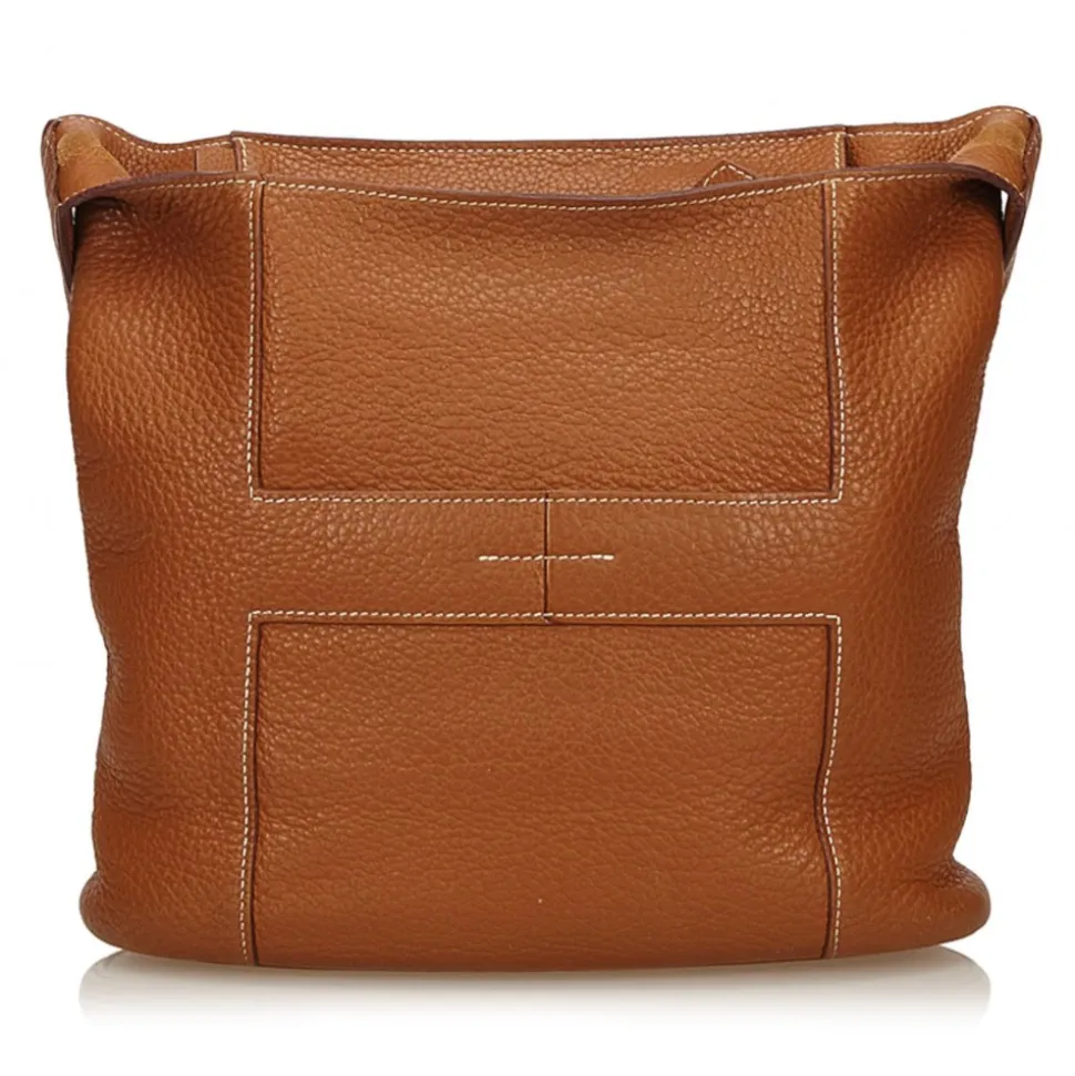 Hermès Vintage - Taurillon Sac Good News PM Bag - Brown - Leather Handbag - Luxury High Quality - Avvenice