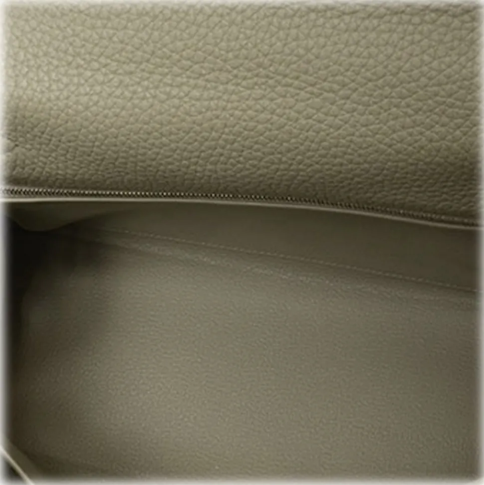 Hermès Vintage - Taurillon Clemence Kelly 28 - Gray - Leather Handbag - Avvenice