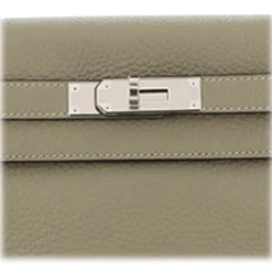 Hermès Vintage - Taurillon Clemence Kelly 28 - Gray - Leather Handbag - Avvenice